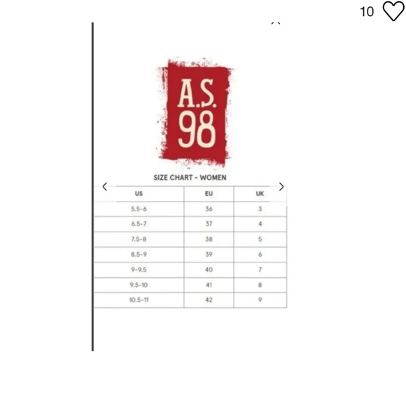 NEW A.S. 98  Adler Platform High Top Sneakers Rust Orange Size EU 42 US 11 - Picture 12 of 12